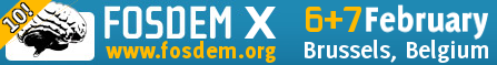 Bannière FOSDEM 2010