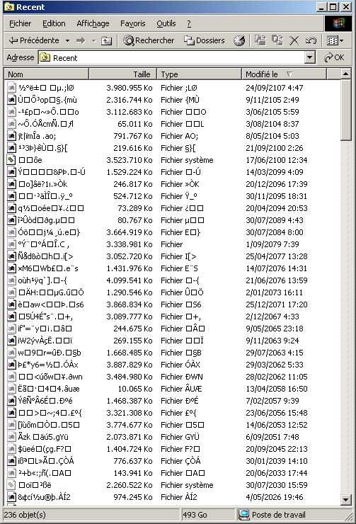 Capture Logiciel Windows 2000 Professionnel Bugs Coupure